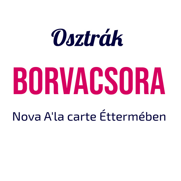 Borvacsora a Novában